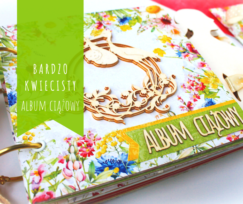 album ciazowy scrapbooking